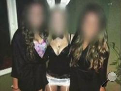 One of several photos of the Playboy-themed party that news outlets including ABC-10 gathered from social media accounts before they were taken down. 
