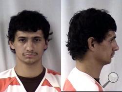 This undated composite photo provided by the Cheyenne Police Department on Dec. 22, 2016 shows Zachery Munoz. A half-eaten peanut butter and jelly sandwich found at a burglary scene lead Wyoming police to arrest Munoz. (Cheyenne Police Department via AP)
