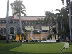 In this photo taken April 15, 2017, President Donald Trump's Mar-a-Lago estate in Palm Beach, Fla. The U.S. State Department’s recent promotion of President Donald Trump’s for-profit Florida resort is drawing criticism from Democrats and ethics advocates. (AP Photo/Alex Brandon)