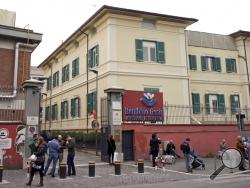 FILE - This April 1, 2016, file photo shows a view of the Bambino Gesu' pediatric hospital in Rome. The Vatican trial over $500,000 in donations to the pope's pediatric hospital that were diverted to renovate a cardinal's penthouse is reaching its conclusion, with neither the cardinal who benefited nor the contractor who was apparently paid twice for the work facing trial. Instead, the former president of the Bambino Gesu children's hospital and his ex-treasurer are accused of misappropriating 422,000 euros