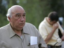 FILE - In this Aug. 20, 2007 file photo, Robert "Bob" Murray, founder and chairman of Cleveland-based Murray Energy Corp., arrives at a news conference at the entrance to the Crandall Canyon Mine, in northwest of Huntington, Utah. In the early days of the Trump administration, Murray, the head of one of America’s largest coal companies sent a four-page “action plan” to the White House calling for rollbacks of key environmental and mine safety regulations he claimed would help revive the struggling mining in