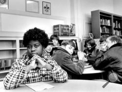 This undated file photo, location unknown, shows Linda Brown. Brown, the Kansas girl at the center of the 1954 U.S. Supreme Court ruling that struck down racial segregation in schools, has died at age 75. Peaceful Rest Funeral Chapel of Topeka confirmed that Linda Brown died Sunday, March 25, 2018. (AP Photo/File)