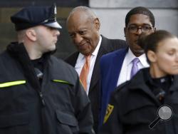 Bill Cosby departs after his sexual assault trial, Tuesday, April 10, 2018, at the Montgomery County Courthouse in Norristown, Pa. (AP Photo/Matt Slocum)