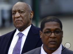 Bill Cosby departs after his sexual assault trial, Wednesday, April 18, 2018, at the Montgomery County Courthouse in Norristown. (AP Photo/Matt Slocum)