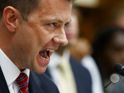 FBI Deputy Assistant Director Peter Strzok testifies before the House Committees on the Judiciary and Oversight and Government Reform during a hearing on "Oversight of FBI and DOJ Actions Surrounding the 2016 Election," on Capitol Hill, Thursday, July 12, 2018, in Washington. (AP Photo/Evan Vucci)