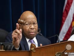 n this Tuesday, April 2, 2019 file photo, House Oversight and Reform Committee Chair Elijah Cummings, D-Md., leads a meeting to call for subpoenas after a career official in the White House security office says dozens of people in President Donald Trump's administration were granted security clearances despite "disqualifying issues" in their backgrounds, on Capitol Hill in Washington.
