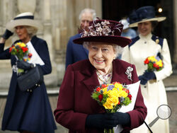 FILE - In this Monday, March 12, 2018 file photo, Britain's Queen Elizabeth II leaves after attending the Commonwealth Service at Westminster Abbey in London. Now that the Royal Family has said farewell to Prince Philip, attention will turn to Queen Elizabeth II’s 95th birthday on Wednesday, April 21, 2021 and, in coming months, the celebrations marking her 70 years on the throne. This combination of events is reminding the United Kingdom that the reign of the queen, the only monarch most of her subjects ha