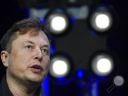 FILE - Elon Musk speaks at the SATELLITE Conference and Exhibition March 9, 2020, in Washington. Musk will participate in a meeting with employees of Twitter on Thursday, June 16, 2022, as the billionaire and social media platform continue to try to push forward on their agreed-to $44 billion acquisition. Twitter confirmed on Tuesday that the meeting will take place, but did not provide any other details about it. (AP Photo/Susan Walsh, File)
