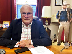 Tom King, President Tom King, president of the plaintiff New York State Rifle and Pistol Association, speaks in his office, in East Greenbush, N.Y., Thursday, June 23, 2022. In a major expansion of gun rights, the Supreme Court said Thursday that Americans have a right to carry firearms in public for self-defense. (AP Photo/Michael Hill)
