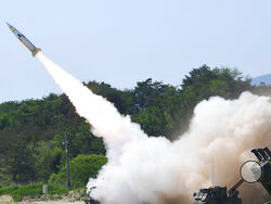 FILE - In this photo provided by South Korea Defense Ministry, a missile is fired during a joint training between U.S. and South Korea at an undisclosed location in South Korea, on May 25, 2022. The United States and South Korea will begin their biggest combined military training in years, starting Aug. 22, in the face of an increasingly aggressive North Korea, which has been ramping up weapons tests and threats of nuclear conflict against Seoul and Washington, the South’s military said Tuesday, Aug. 16. (S