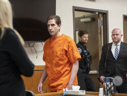 FILE - Bryan Kohberger enters the courtroom for his arraignment hearing in Latah County District Court, May 22, 2023, in Moscow, Idaho. Prosecutors say they are seeking the death penalty against Kohberger, the man accused of stabbing four University of Idaho students to death in November 2022. Latah County Prosecutor Bill Thompson filed the notice of his intent to seek the death penalty in court on Monday, June 26. (Zach Wilkinson/The Moscow-Pullman Daily News via AP, Pool, File)