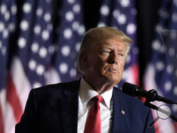 FILE - Former President Donald Trump speaks during a rally, July 7, 2023, in Council Bluffs, Iowa. Many state Republican parties made changes to their rules ahead of the 2020 election by adding more winner-take-all contests and requiring candidates to earn higher percentages of the vote to claim any delegates. Those changes all benefit a frontrunner, a position Trump has held despite his mounting legal peril, blame for his party's lackluster performance in the 2022 elections and the turbulent years of his p