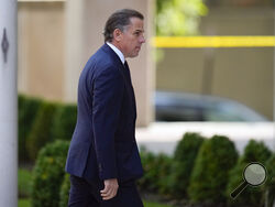 FILE - President Joe Biden's son Hunter Biden arrives for a court appearance, Wednesday, July 26, 2023, in Wilmington, Del. Hunter Biden has been charged with felony gun possession. A federal indictment filed in Delaware says Biden lied about his drug use when he bought a firearm in 2018 while struggling with addiction to crack cocaine. (AP Photo/Julio Cortez, File)