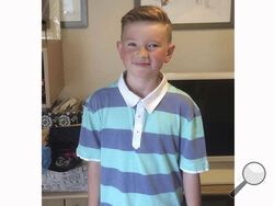 This undated photo issued by Greater Manchester Police on Thursday Dec. 14, 2023 shows missing British schoolboy Alex Batty who was believed to have been abducted by his mother six years ago and has been found in France. Batty, who went missing six years ago on a family holiday in Spain has been found in southwestern France, French media reported on Thursday Dec. 14, 2023. (Greater Manchester Police via AP)