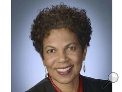FILE - This undated photo provided by the Administrative Office of the U.S. Courts, shows U.S. District Judge Tanya Chutkan. A home owned by the judge overseeing the federal election subversion case against former president Donald Trump was targeted by a fake emergency call Sunday night, the latest in a spate of similar false swatting reports at the homes of public officials. (Administrative Office of the U.S. Courts via AP, File)