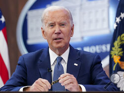 President Joe Biden speaks at the Summit on Fire Prevention and Control in the South Court Auditorium on the White House complex in Washington, Tuesday, Oct. 11, 2022. Biden is reevaluating the U.S. relationship with Saudi Arabia after the Riyadh-led OPEC+ alliance of oil producing nations last week announced it would cut oil production and as Democratic lawmakers call for a freeze on cooperation with the Saudis. (AP Photo/Susan Walsh)