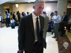 In this Sept. 4, 2015, file photo, House Benghazi Committee Chairman Trey Gowdy, R-S.C., walks to a hearing room on Capitol Hill in Washington. Gowdy is a man under siege. The three-term Republican congressman from South Carolina chairs the embattled House committee investigating the deadly 2012 attacks in Benghazi, Libya. (AP Photo/Cliff Owen, File)