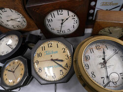 FILE - A selection of vintage clocks are displayed at Electric Time Company, Tuesday, Nov. 1, 2022, in Medfield, Mass. Most of America “springs forward” Sunday, March 10, 2024, for daylight saving time and losing that hour of sleep can do more than leave you tired and cranky the next day. It also could affect your health. (AP Photo/Charles Krupa, File)