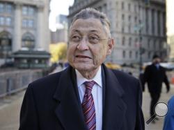 Former New York Assembly Speaker Sheldon Silver arrives to the courthouse in New York, Monday, Nov. 30, 2015. Silver, a Manhattan Democrat who led the Assembly for 20 years, is accused of taking more than $4 million in bribes and kickbacks. (AP Photo/Seth Wenig)