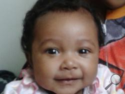 This undated family photo provided by Trina Whitehead shows her infant daughter, Zuri Whitehead.(AP Photo/Trina Whitehead) 