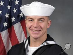 In this undated file photo released by the Naval Special Warfare Center shows Seaman James "Derek" Lovelace. Lovelace, a Navy SEAL trainee who died during his first week of basic training in Coronado, Calif. (Naval Special Warfare Center via AP, File)