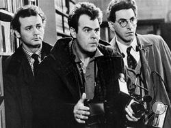 Bill Murray, Dan Aykroyd, center, and Harold Ramis, right, appear in a scene from the 1984 movie "Ghostbusters". Harold Ramis died early Monday, Feb. 24, 2014, in Chicago from complications of autoimmune inflammatory disease, according Fred Toczek , an attorney for Ramis. He was 69. (AP Photo, File)