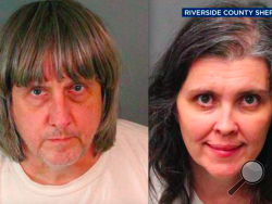 In these Sunday, Jan. 14, 2018 photos from the Riverside County Sheriff's Department show suspects David Allen Turpin and Louise Anna Turpin. (Riverside County Sheriff's Department via AP)