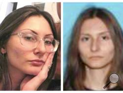 This combination of undated photos released by the Jefferson County, Colo., Sheriff's Office on Tuesday, April 16, 2019 shows Sol Pais. On Tuesday authorities said they are looking pais, suspected of making threats on Columbine High School, just days before the 20th anniversary of a mass shooting that killed 13 people. (Jefferson County Sheriff's Office via AP)