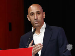 GENEVA (AP) — FIFA suspended Spanish soccer federation president Luis Rubiales from office on Saturday while its disciplinary committee investigates his conduct at the Women’s World Cup final, which included kissing a player without her consent. FIFA said Rubiales is removed from soccer duties for 90 days “pending the disciplinary proceedings opened” against him Thursday. Rubiales refused to resign from his soccer presidency Friday at an emergency meeting where he had been expected to leave under intense 