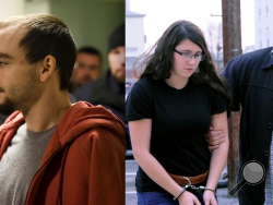 File photos of Elytte Barbour, 22, left, and Miranda Barbour, 18, of Selinsgrove. (Source: Elyett Barbour photo: AP Photo/The News-Item, Larry Deklinski, File; Miranda Barbour photo: AP Photo/The News-Item, Mike Staugaitis, File)