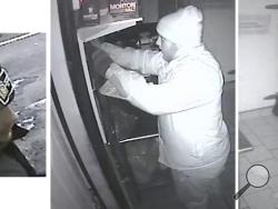 Police are seeking suspects in Frank's Pizza burglary.