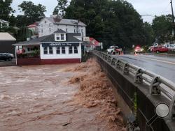 The Route 487 bridge near Benton. (Press Enterprise/Keith Haupt)