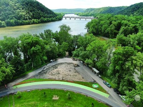 Work is underway to create an official boat launch along West Fort McClure Boulevard where the Susquehanna River and Fishing Creek meet. The launch will be paved and have a parking area. 