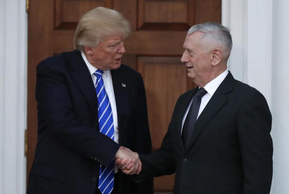 Trump to nominate retired Gen. James Mattis to lead Pentagon | Press ...