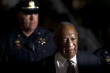  Bill Cosby leaves the Montgomery County Courthouse during his sexual assault trial, Wednesday, June 14, 2017, in Norristown, Pa. (AP Photo/Matt Slocum)
