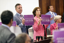 RALEIGH, N.C. (AP) — Legislation banning most abortions after 12 weeks of pregnancy will become law in North Carolina after the state’s Republican-controlled General Assembly successfully overrode the Democratic governor’s veto late Tuesday. The House completed the second and final part of the override vote after a similar three-fifths majority — the fraction necessary — voted for the override earlier Tuesday in the Senate. The party-line outcomes represent a major victory for Republican legislative leader