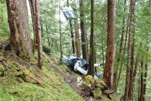  A 66-year-old New Mexico cruise ship passenger was killed when a small sightseeing plane in southeast Alaska crashed on the side of a steep mountain on Tuesday. Thomas L. Rising of Santa Fe was among seven people aboard the Pacific Wings de Havilland Canada DHC-2 Beaver that went down near the town of Petersburg on Tuesday. The other five passengers aboard the single-engine floatplane were members of the same family and also traveling on the same National Geographic cruise ship. (AP Photo)