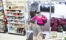 An image from surveillance camera footage at Cole's Hardware provided by the Scott Township Police.