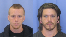 Marvin Comstock, left, and Troy Comstock allegedly mugged a man on crutches near 3rd Street and Grant Street Monday night. (Photos courtesy of Berwick Borough Police)