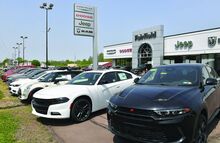 Auto thieves hit Kaiser Bros. Chrysler Dodge Jeep Ram of Danville along Route 11 in Cooper Township during the early morning hours Thursday. 