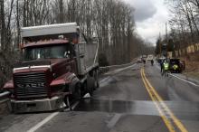 Police are investigating this wreck along Route 61 Thursday.