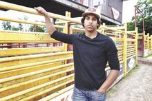 Quincy Knight, 16, stands at the Benton Rodeo grounds. The Benton teen is to participate with the Pennsylvania rodeo team in Wyoming.